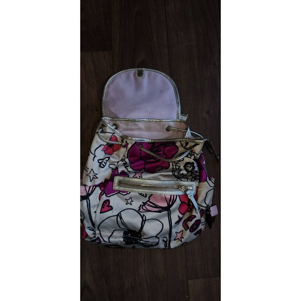 Coach Kyra Satin Backpack - Picture 4 of 8